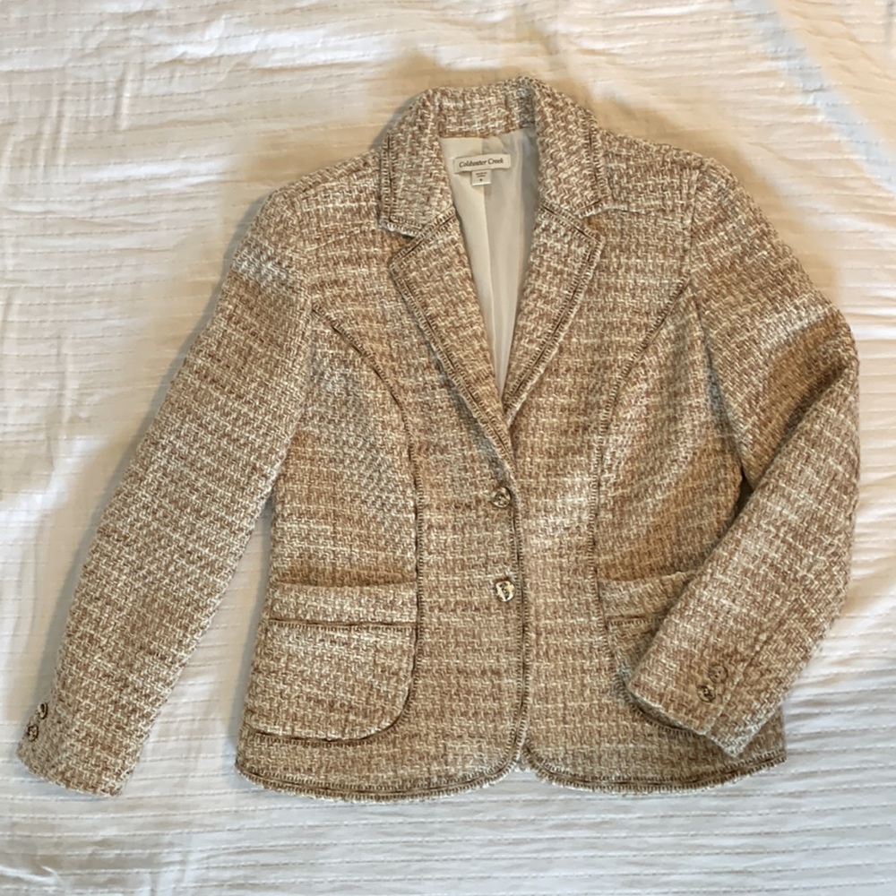 Coldwater Creek wool blend blazer